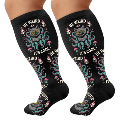 Plus Size Cat World Compression Socks - image 9