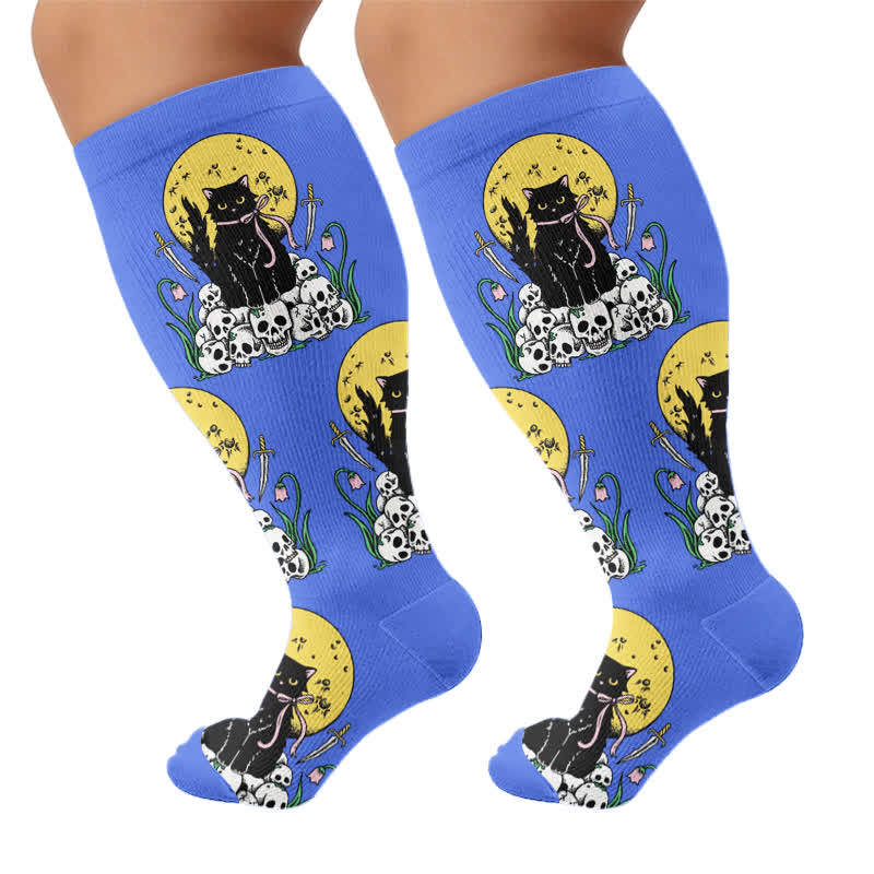 Plus Size Cat World Compression Socks - image 8