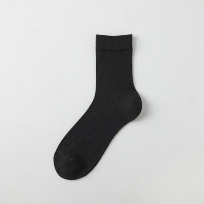 Air Mesh Quarter Socks(6 Pairs) - Black - EU35-43(US2-9) - image 8