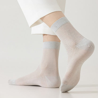 Air Mesh Quarter Socks(6 Pairs) - image 1