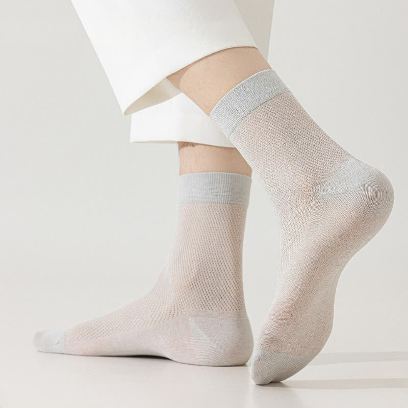 Air Mesh Quarter Socks(5 Pairs) - image 1