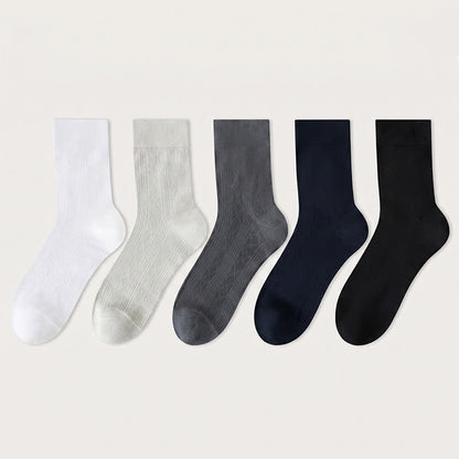 Sheer Mesh Ankle Socks(5 Pairs) - Multicolor - EU40-44(US7-10) - image 9