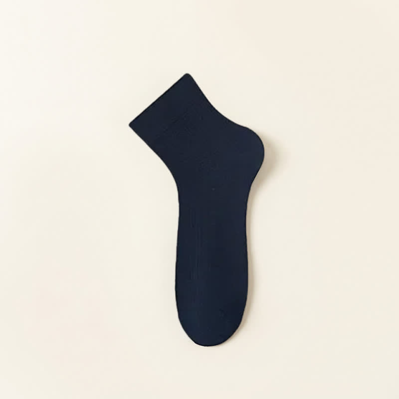 Sheer Mesh Ankle Socks(5 Pairs) - Navy Blue - EU40-44(US7-10) - image 7