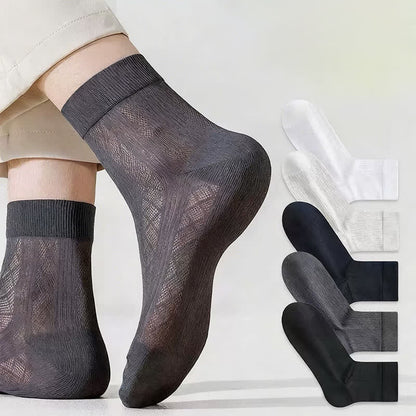 Sheer Mesh Ankle Socks(5 Pairs) - image 0
