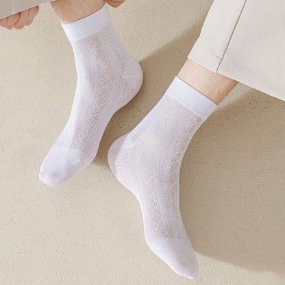 Sheer Mesh Ankle Socks(5 Pairs) - image 2
