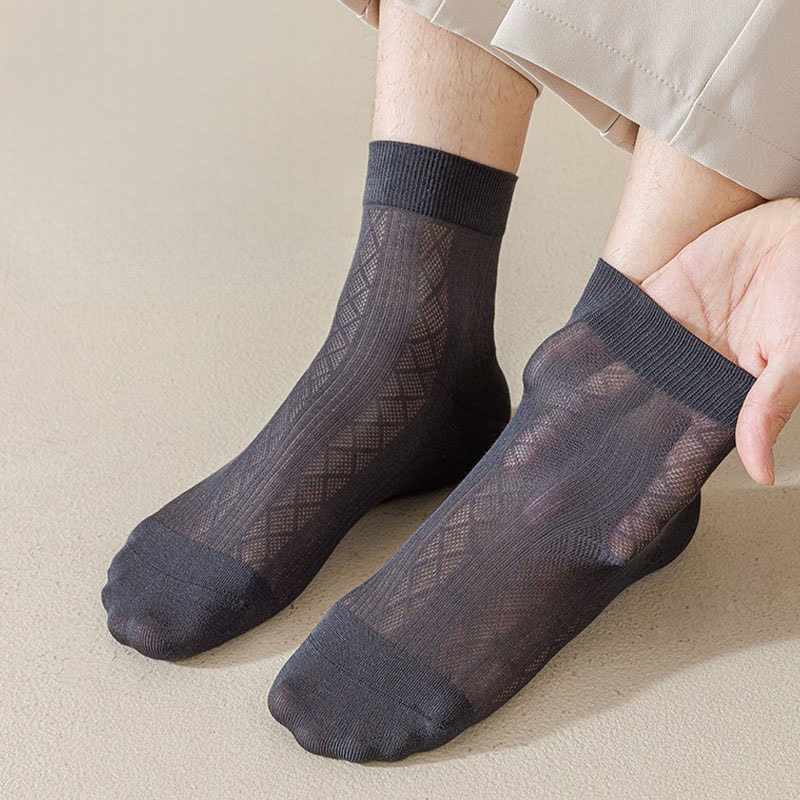 Sheer Mesh Ankle Socks(5 Pairs) - image 1