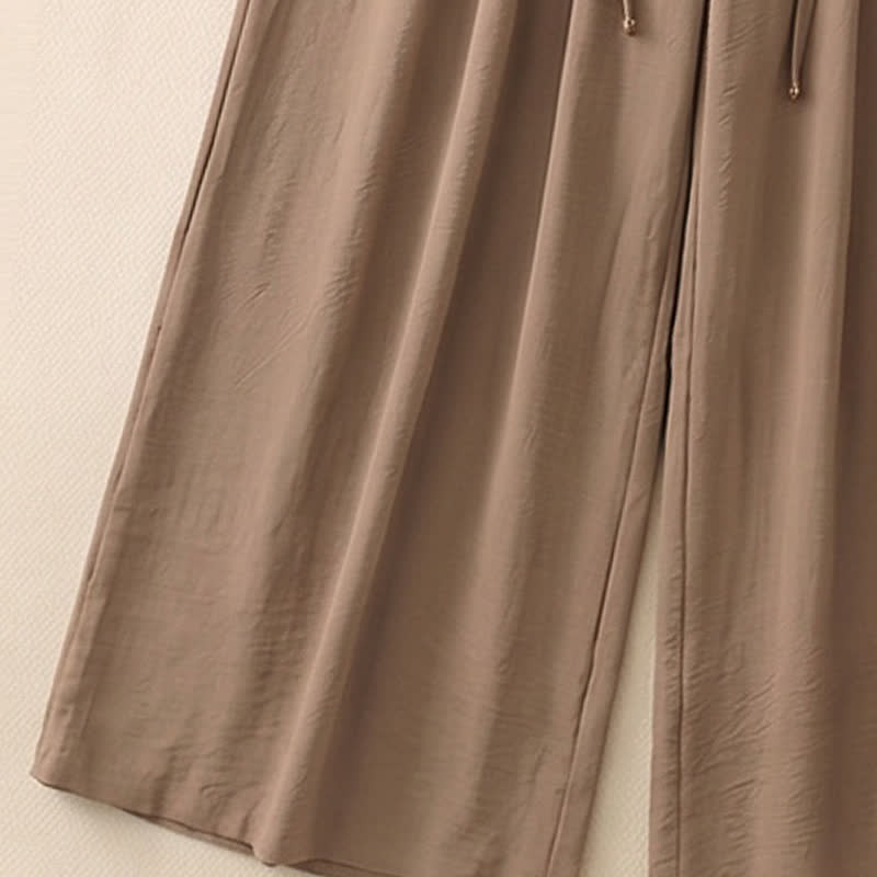 Soft Stretch Wide Leg Casual Pants - image 8