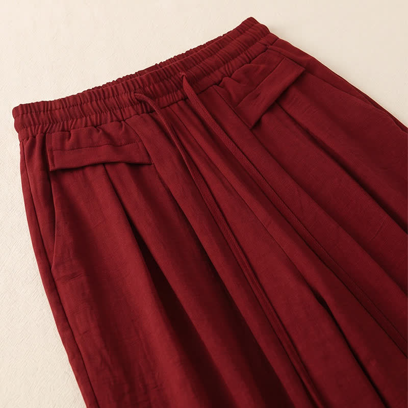 Soft Stretch Wide Leg Casual Pants - image 4