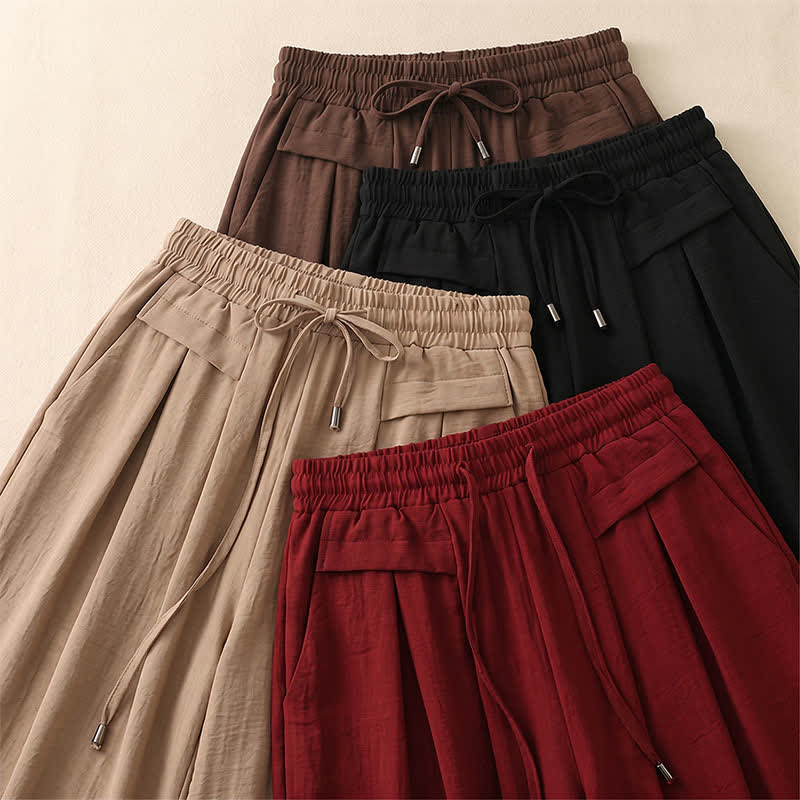 Soft Stretch Wide Leg Casual Pants - image 11