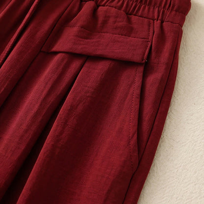 Soft Stretch Wide Leg Casual Pants - image 16