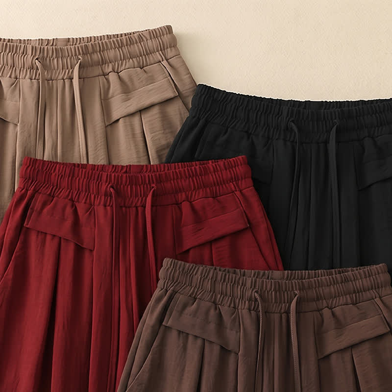 Soft Stretch Wide Leg Casual Pants - image 9
