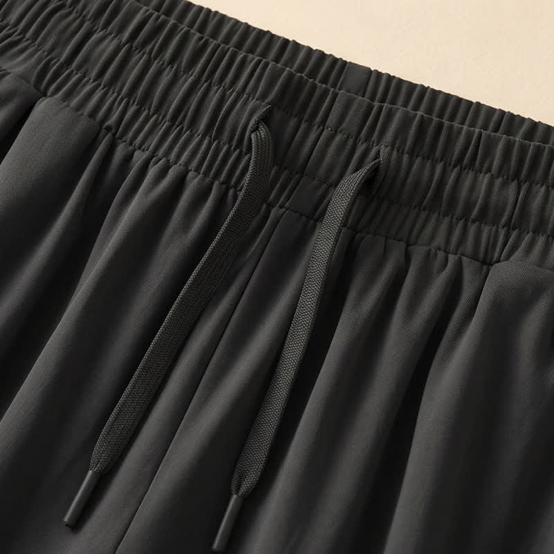 Relaxed Drawstring Lounge Shorts - image 3