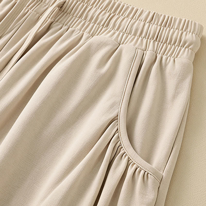 Relaxed Drawstring Lounge Shorts - image 9