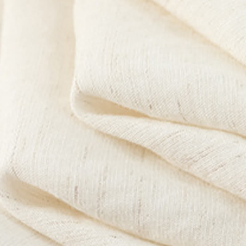 Drawstring Wide Leg Casual Linen-Blend Pants - image 8