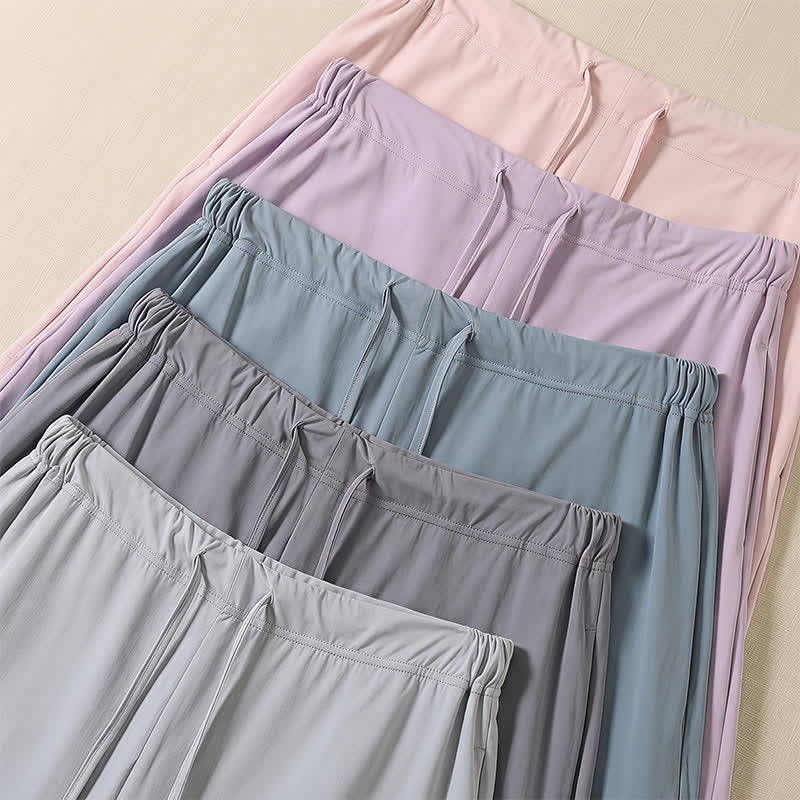 Ice Silk Drawstring Lounge Shorts - image 6