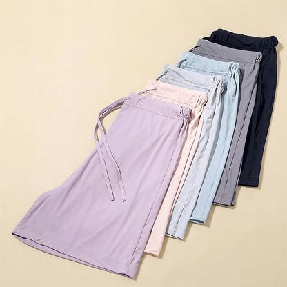 Ice Silk Drawstring Lounge Shorts - image 14