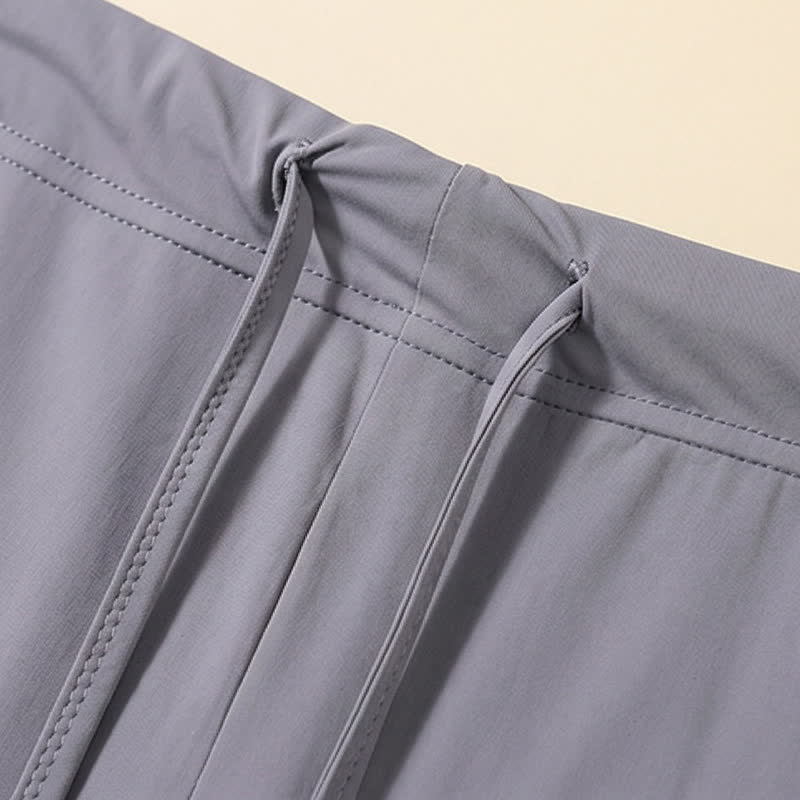 Ice Silk Drawstring Lounge Shorts - image 11