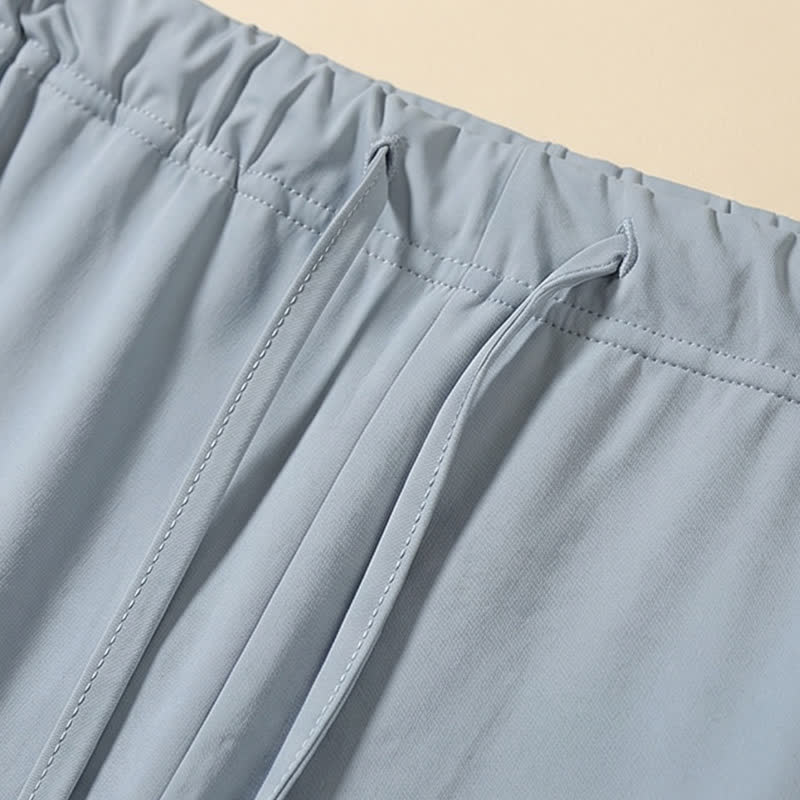 Ice Silk Drawstring Lounge Shorts - image 29