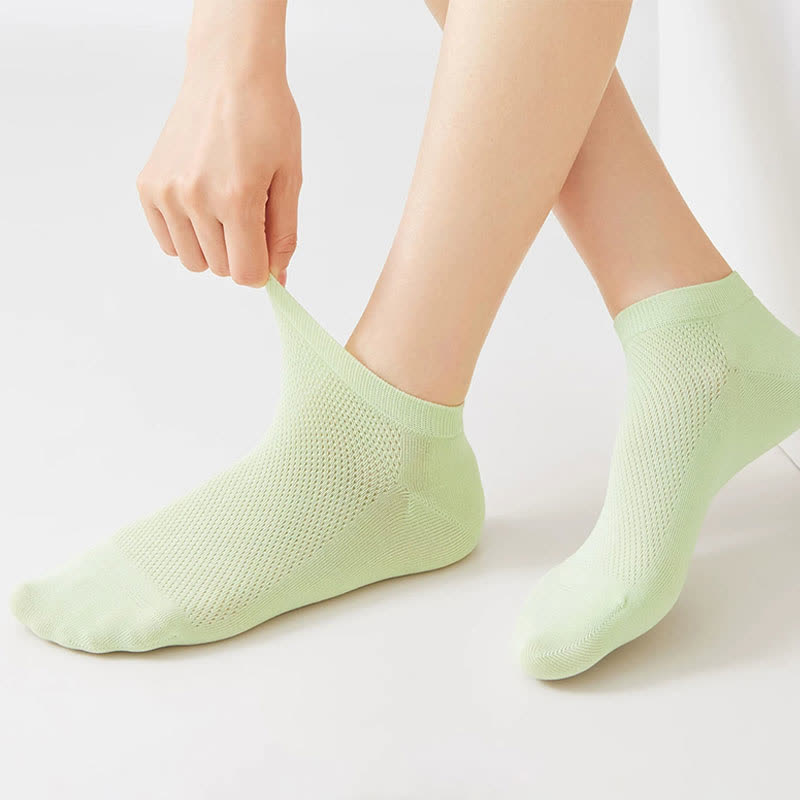 Breathable Mesh No Show Socks(10 Pairs) - image 2