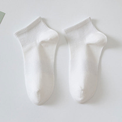 Soft Cotton Ankle Socks(7 Pairs) - White - EU36-42(US3-8.5) - image 3