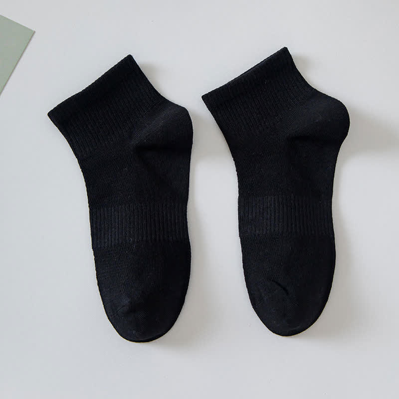 Soft Cotton Ankle Socks(7 Pairs) - Black - EU36-42(US3-8.5) - image 7
