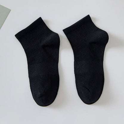 Soft Cotton Ankle Socks(7 Pairs) - Black - EU36-42(US3-8.5) - image 7