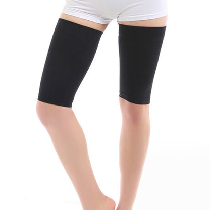 Postoperative Support Thigh Compression Sleeves - Black - 2XL - image 1