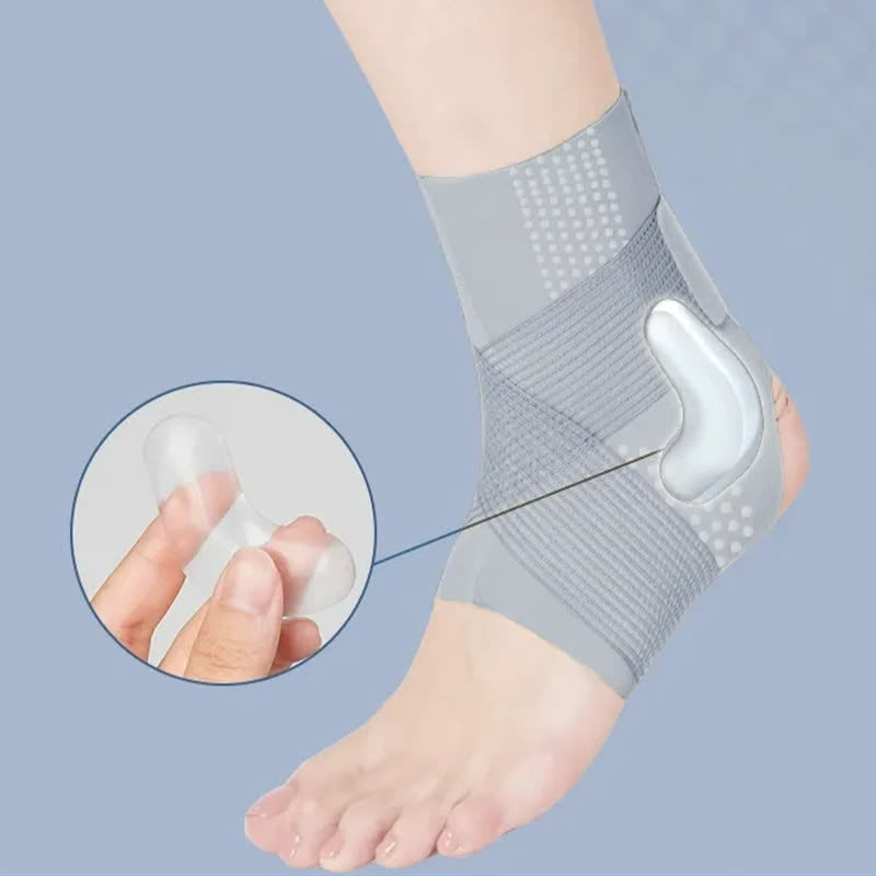 Breathable Knit Stability Compression Ankle Brace - Grey - 2XL - image 4