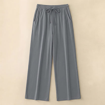 Heather Wide Leg Lounge Pants - Dark Grey - 5XL - image 4