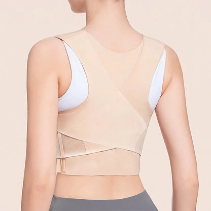 Open Bust Cross Back Posture Corrector Brace - image 1
