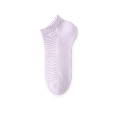 Breathable Mesh Ankle Socks(10 Pairs) - Purple - EU35-42(US2-8.5) - image 14