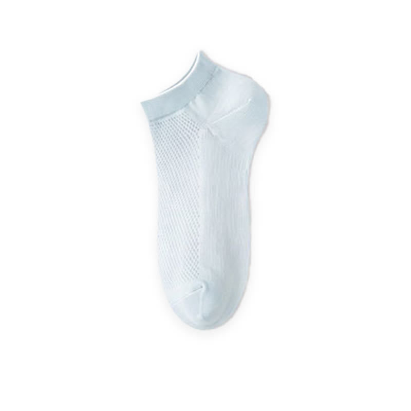 Breathable Mesh Ankle Socks(10 Pairs) - Blue - EU35-42(US2-8.5) - image 9