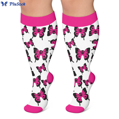 Plus Size Dark Fairy Compression Socks - image 7