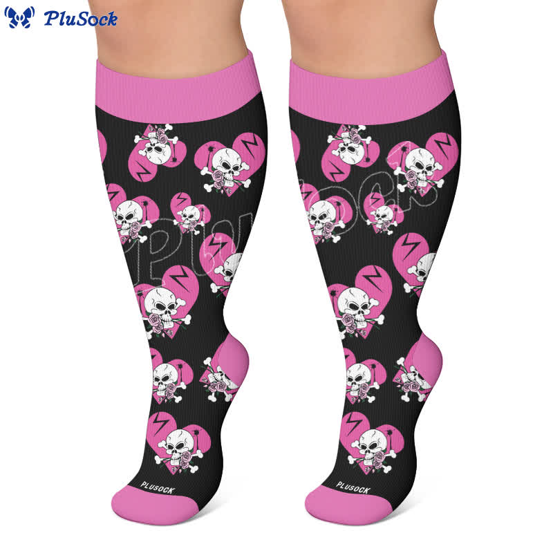 Plus Size Dark Fairy Compression Socks - image 5