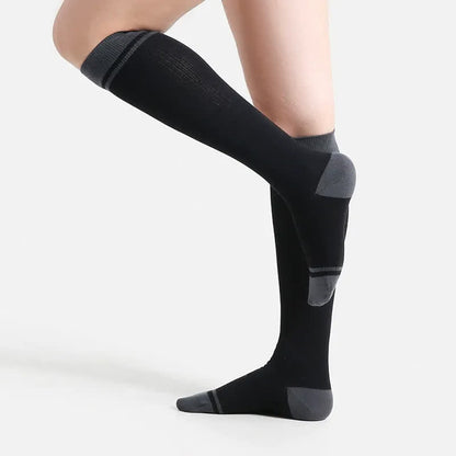 Plus Size Solid Color Sport Compression Socks - image 1