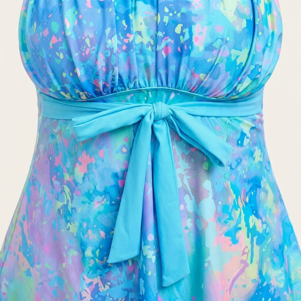 Tie‑Dye Two-Piece Swim Dress - image 5