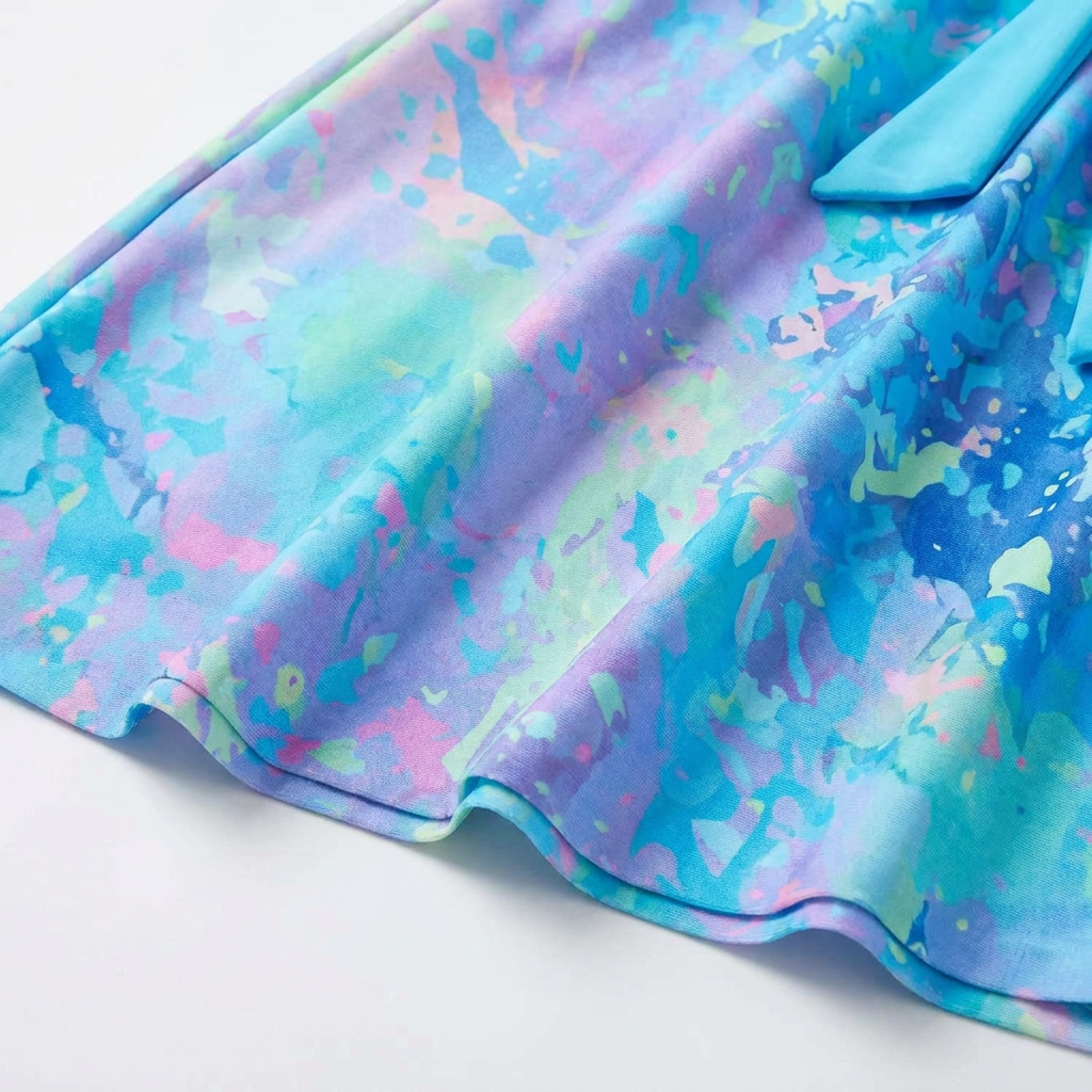 Tie‑Dye Two-Piece Swim Dress - image 8