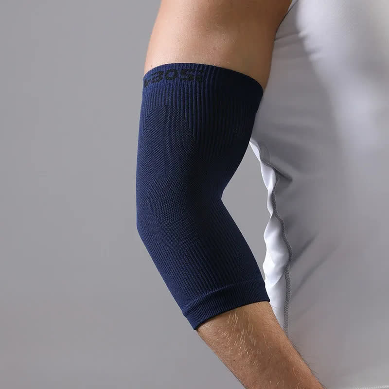 Breathable Sports Arm Elbow Sleeves - Navy Blue - XL - image 6