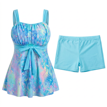Tie‑Dye Two-Piece Swim Dress - image 6