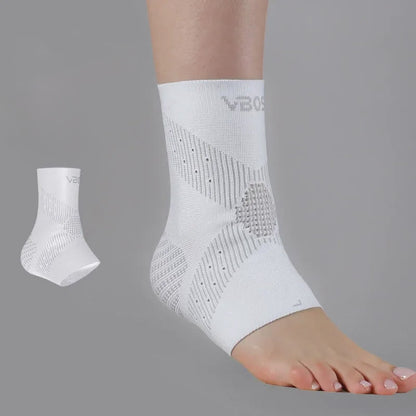 Plus Size 3D Knitted Ankle Braces - White - XL - image 2