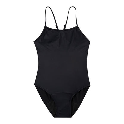 Minimalist Black One-Piece Swimsuit - image 3