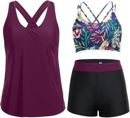 Sport Tankini Three-Piece Tankini Set - image 13