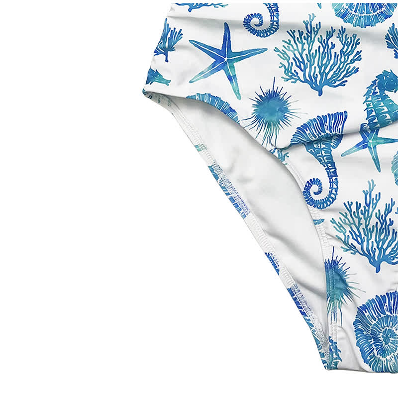 Ruched Skirted One-Piece Swimsuit - image 5