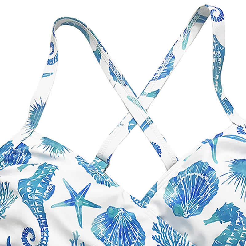 Ruched Skirted One-Piece Swimsuit - image 6