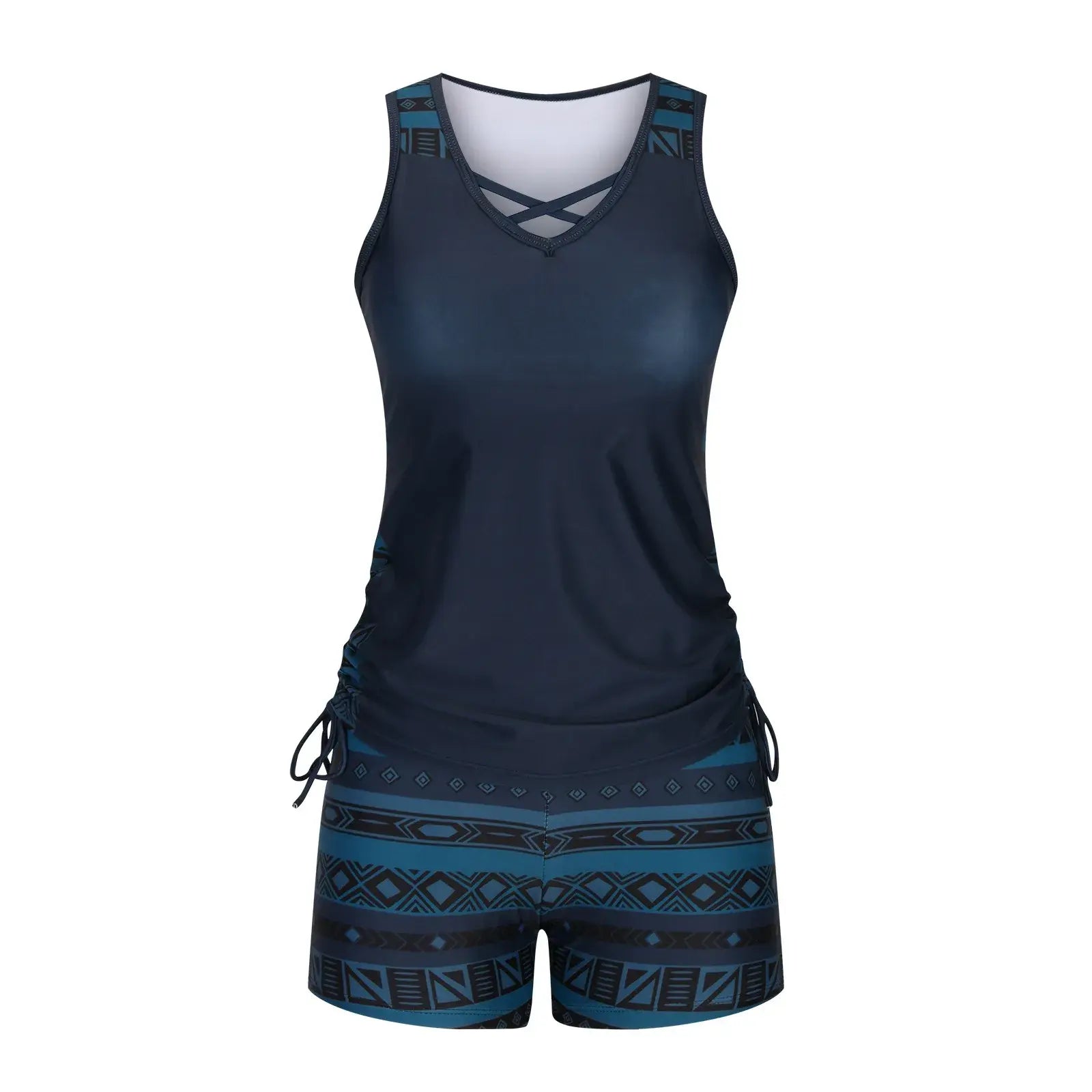 Floral Criss Cross Tankini Set - image 10