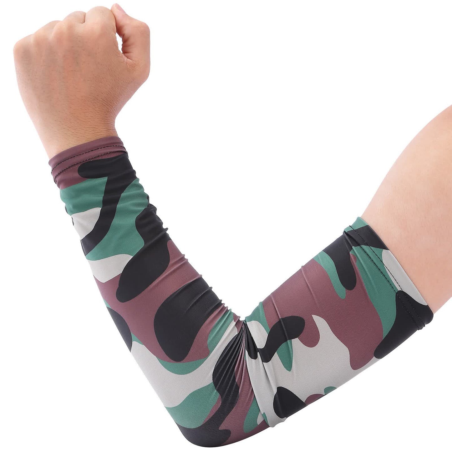 Galaxy Fade Cooling  Arm Sleeves(2 Pairs) - Green - One Size - image 5