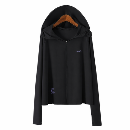 Hooded Zip Sun Protection Jacket - image 11