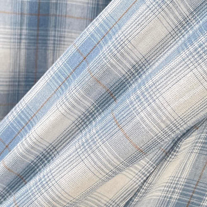 Plus Size Cotton Plaid Shirt and Cami Dress Lounge Set - image 5