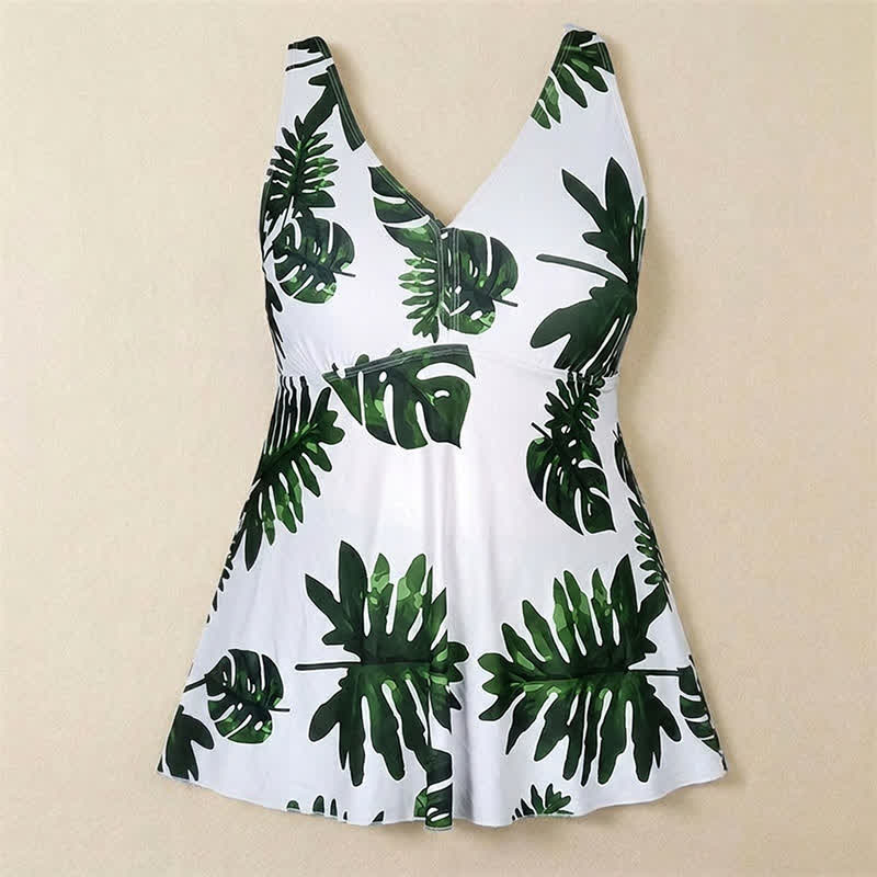 Floral Skirted Swim Dress - image 25
