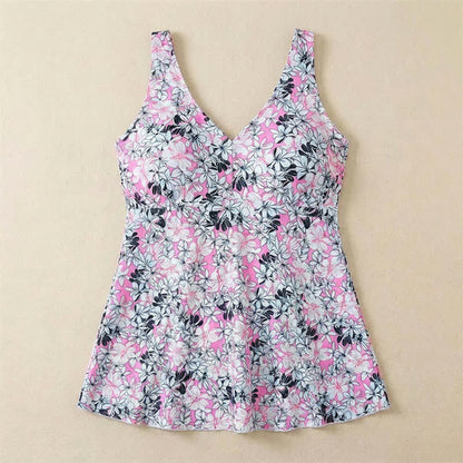 Floral Skirted Swim Dress - image 31